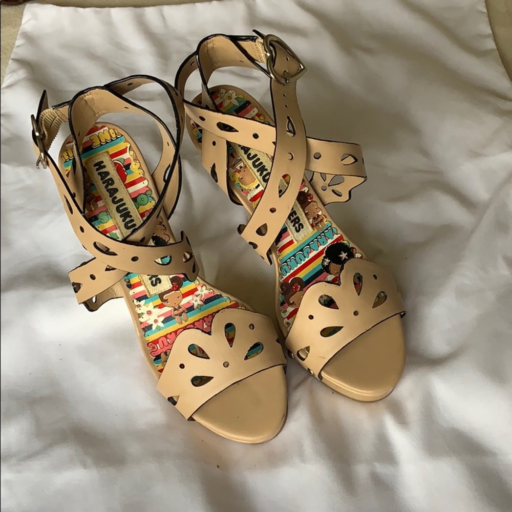 Harujuku Lovers Nude Heels